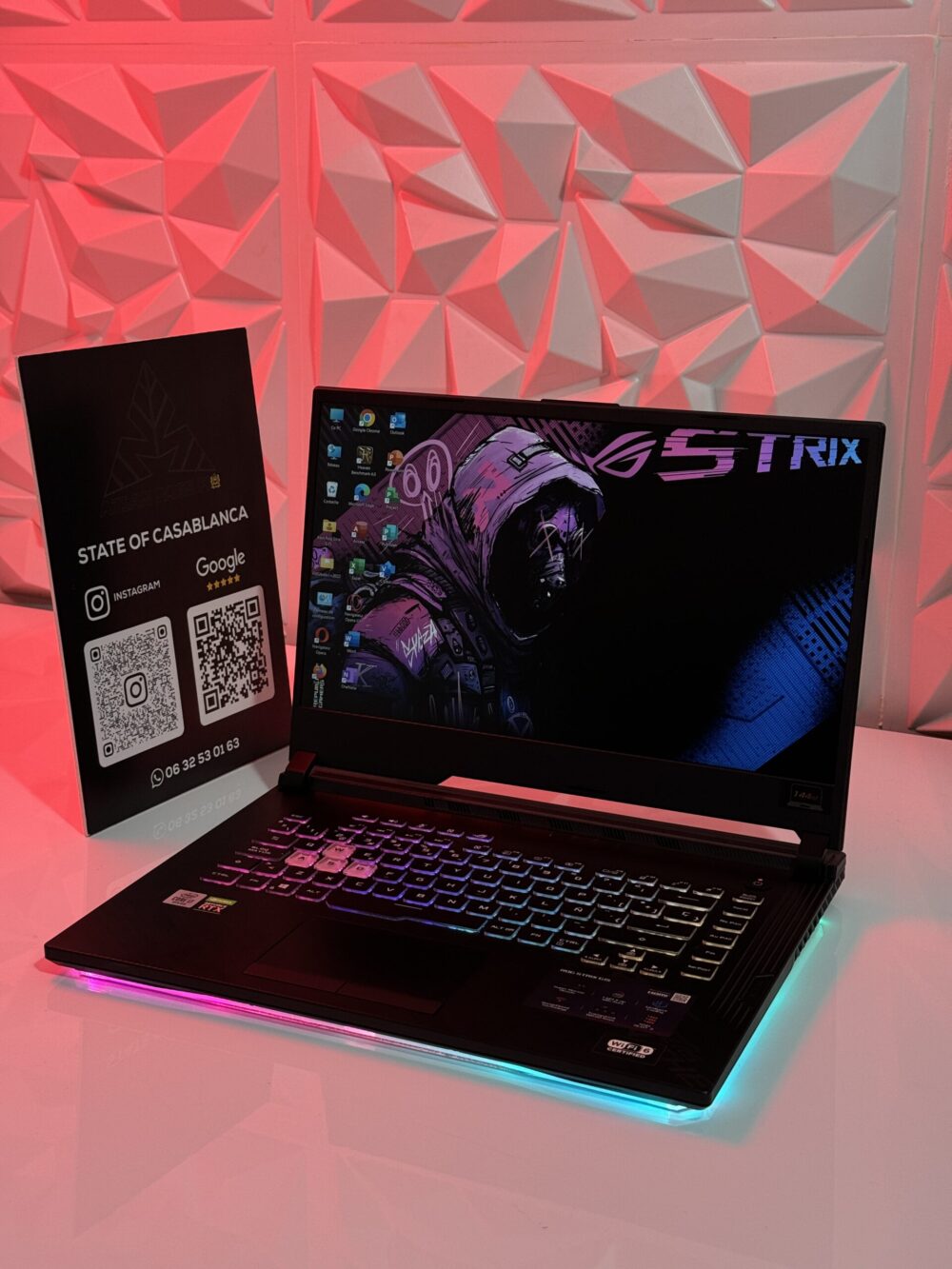 ASUS ROG STRIX intel i7 10GEM RTX 3070 8GB GDDR5 – Image 2