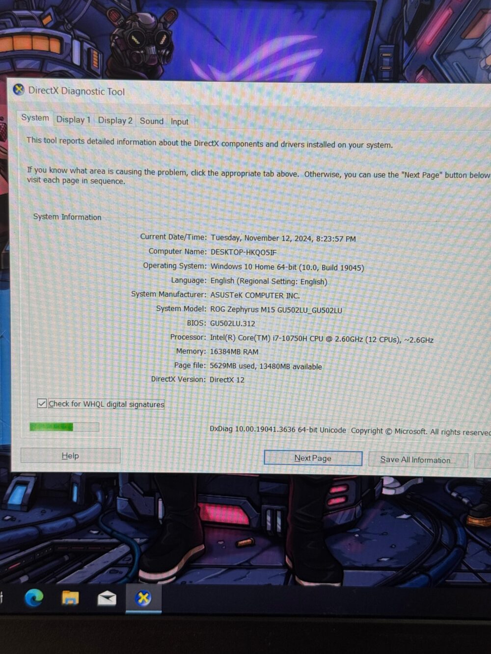ROG Zephyrus GTX 1660Ti 8GB 144Hz – Image 10
