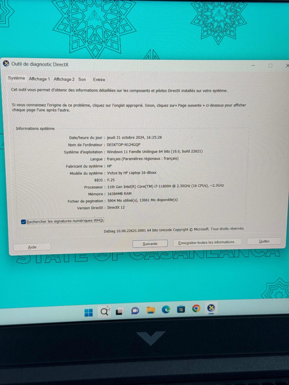 HP VICTUS RTX3060 i7-11800H  (16 CPUs) – Image 8