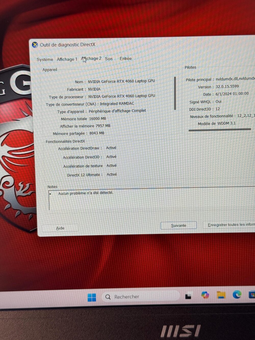 MSI KATANA 15 i7-12650H RTX 4060 – Image 10