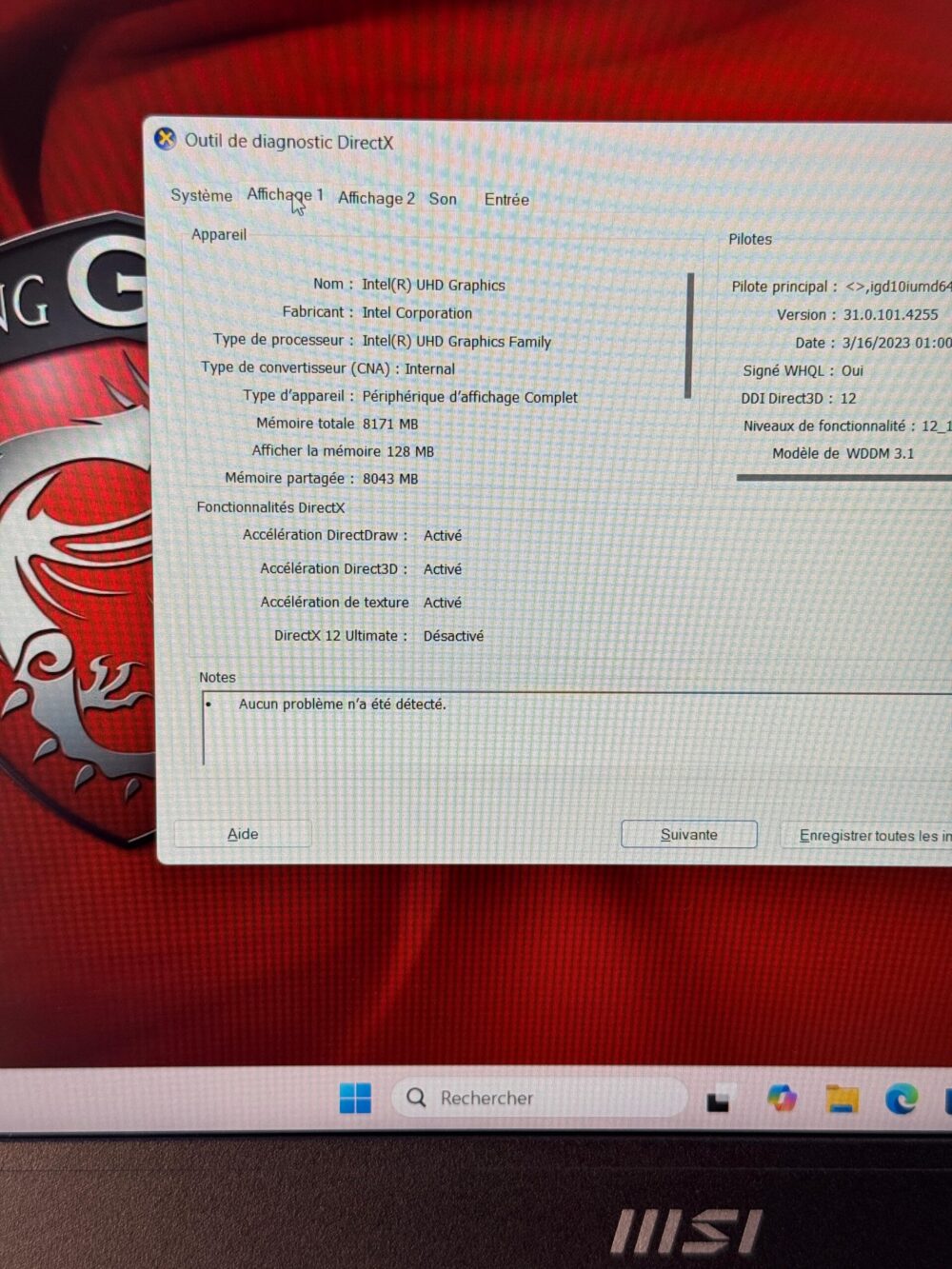 MSI KATANA 15 i7-12650H RTX 4060 – Image 9