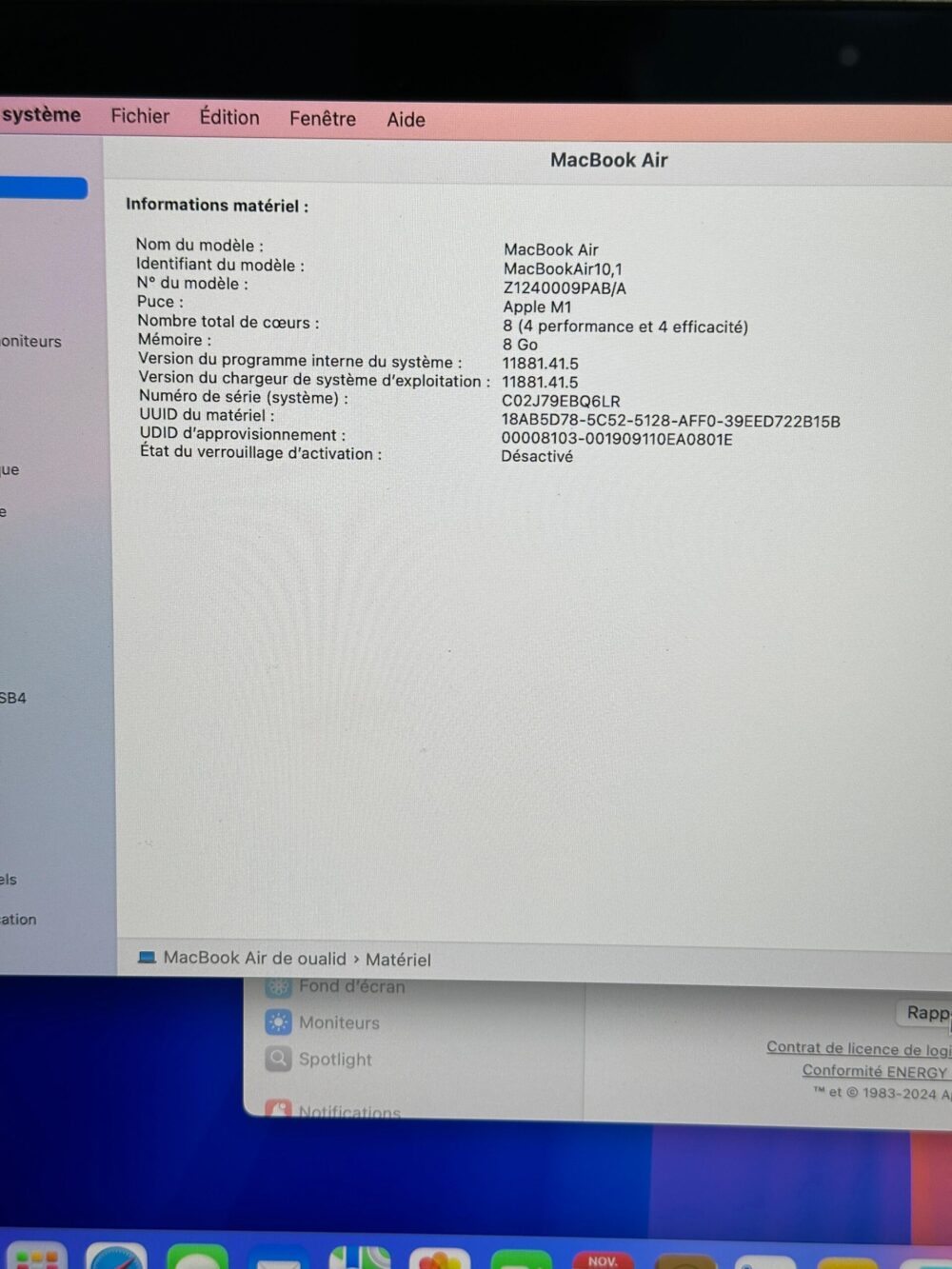 Macbook AIR M1 13inch – Image 8
