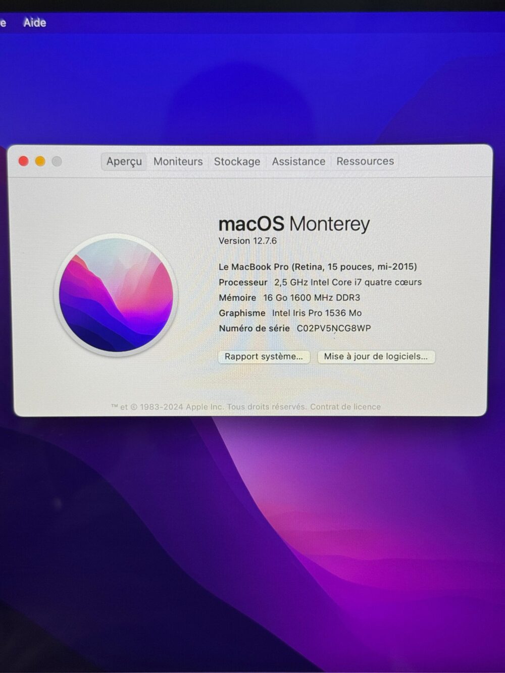 Macbook Pro 15inch i7 16RAM – Image 10