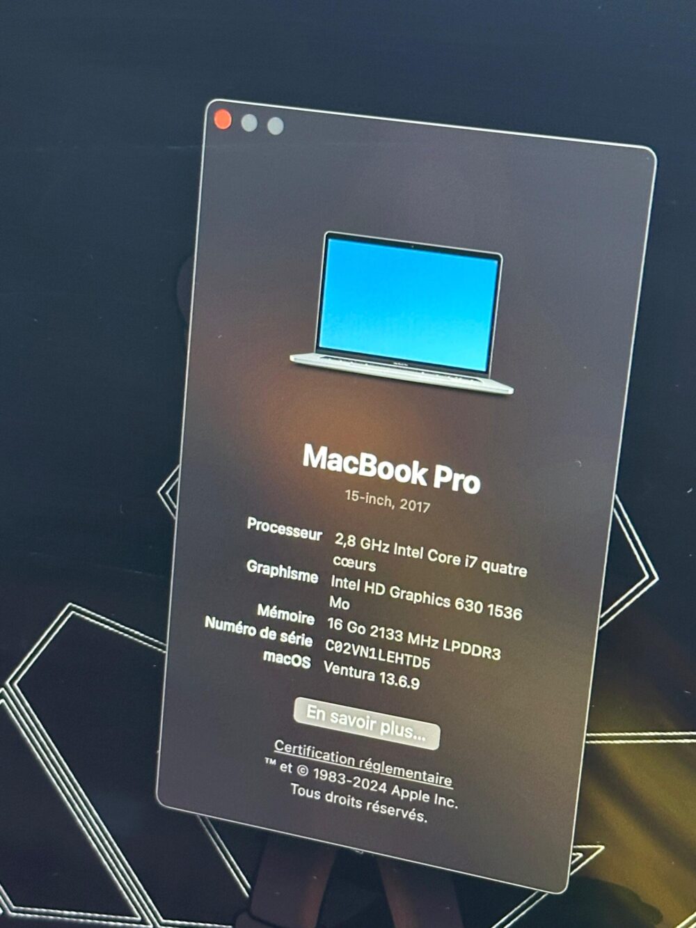 Macbook pro i7 4coeurs – Image 9