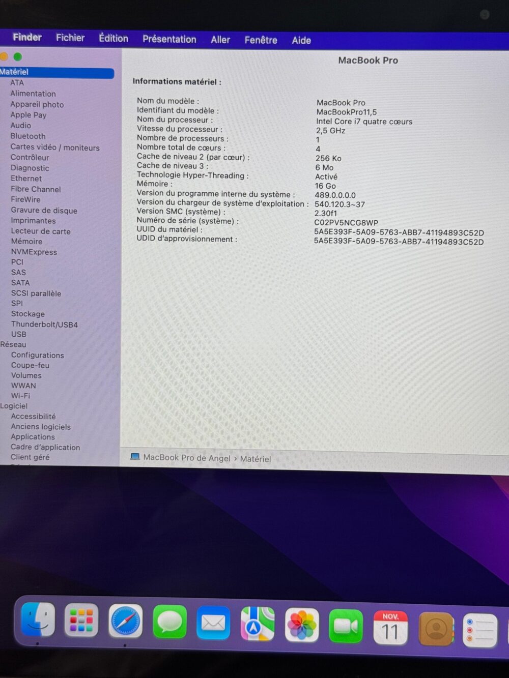 Macbook Pro 15inch i7 16RAM – Image 7