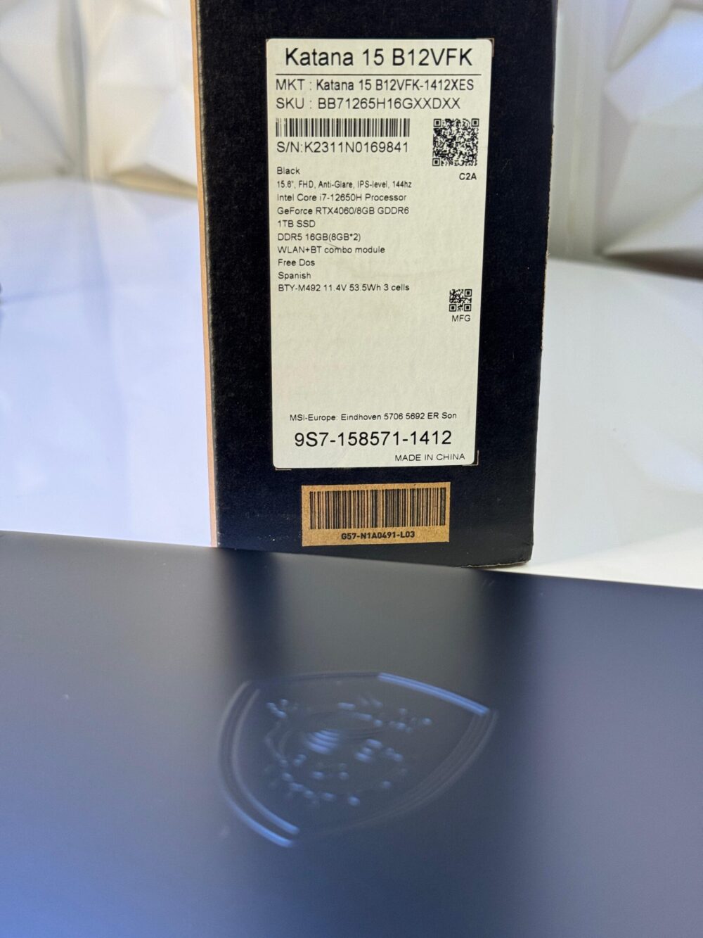 MSI KATANA 15 i7-12650H RTX 4060 – Image 7