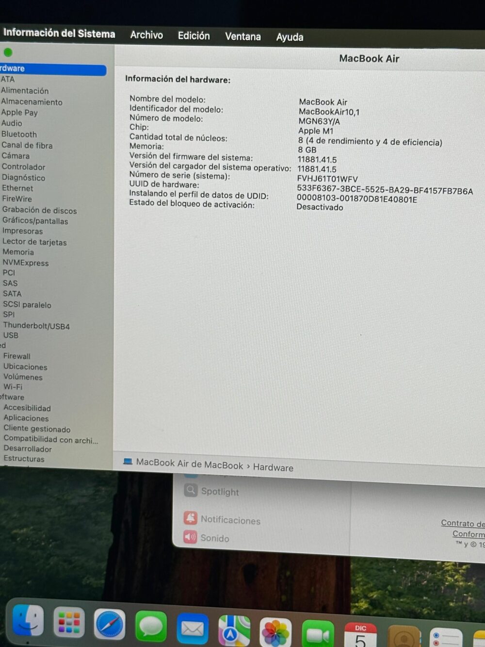 Macbook M1 AIR 2020 13inch – Image 12
