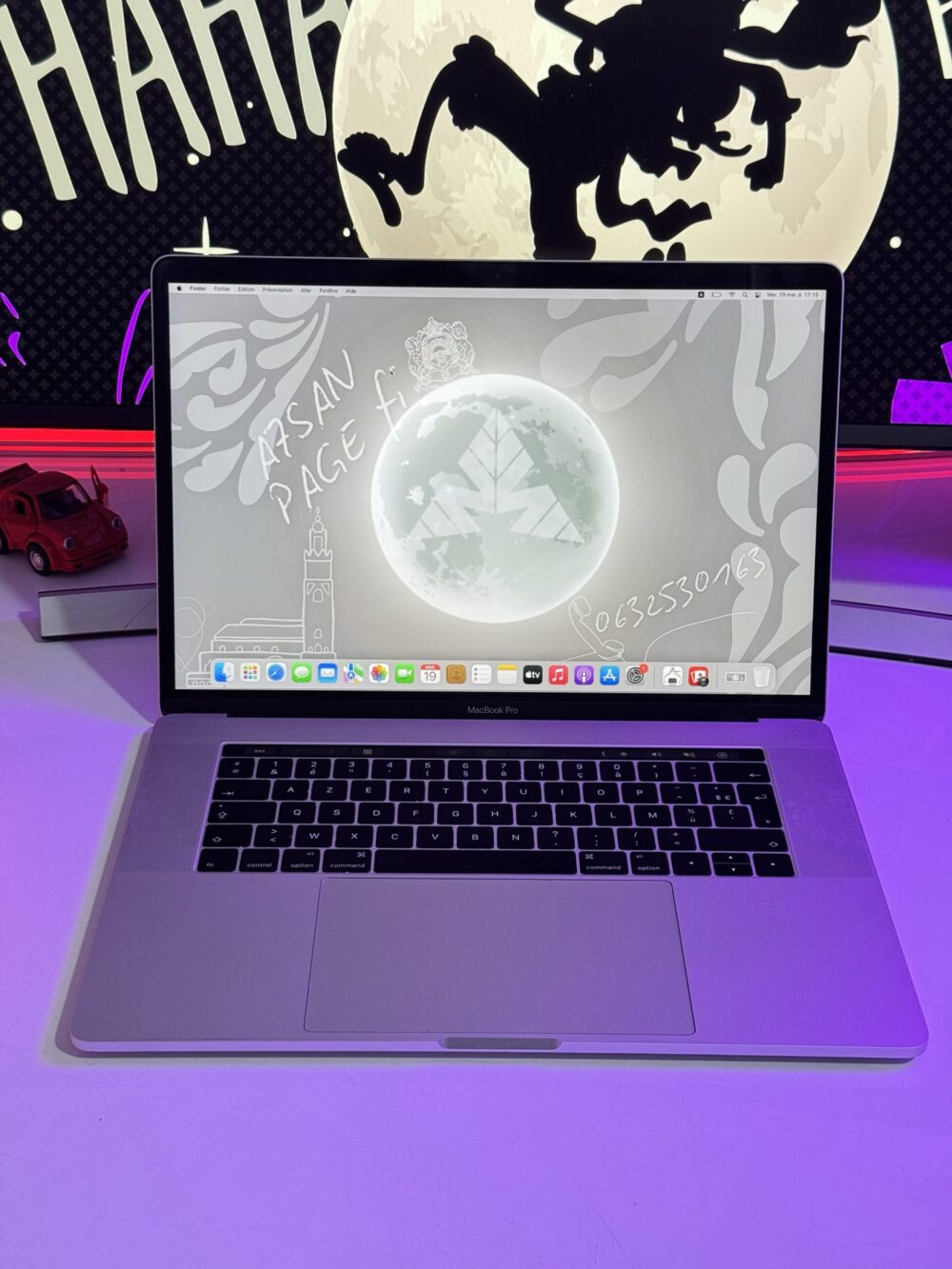 Macbook PRO 15inch Toch Bar Silver