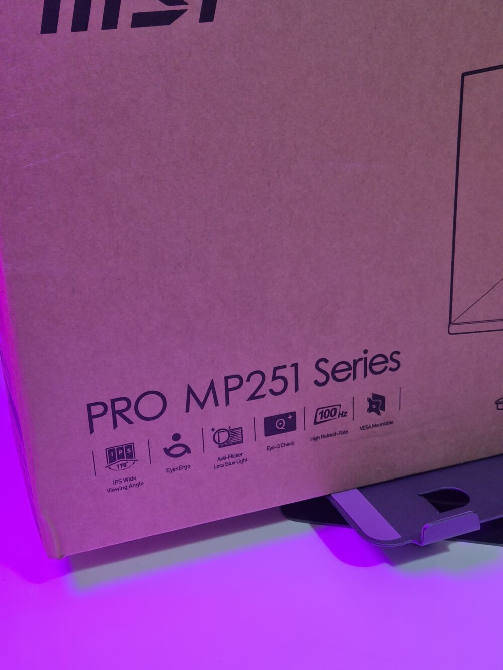 MONTORE MSI 100Hz 25Poucse – Image 3
